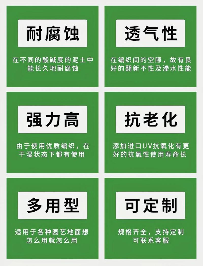 【推荐】防草布除草布多功能园艺地布透水透气抑草