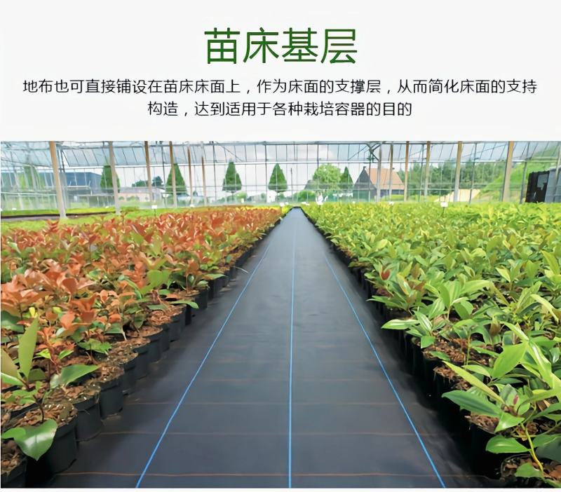 【推荐】防草布除草布多功能园艺地布透水透气抑草
