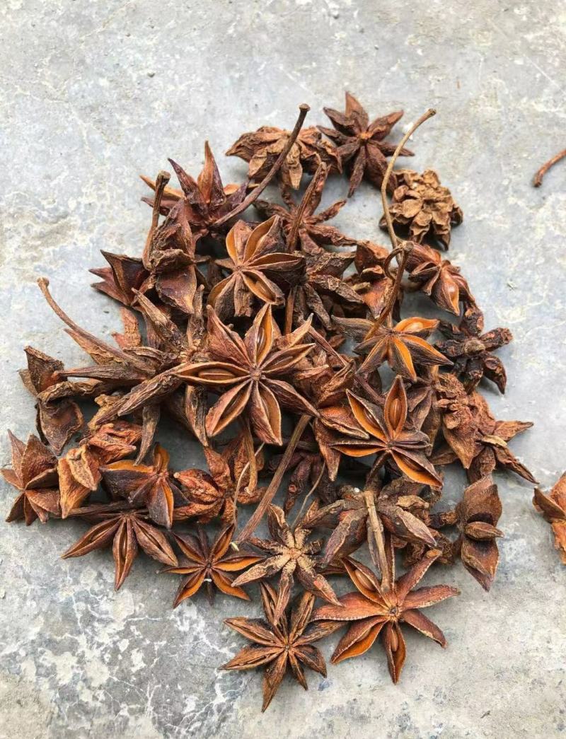 （产地直批）大红八角，水烫大红八角足干果，无硫八角