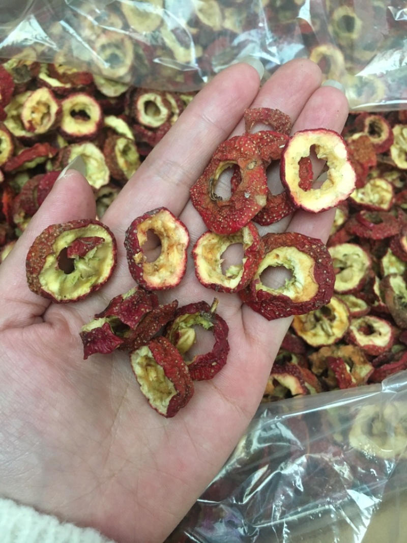 山楂片圈圈片颜色好产地一手货源大货批发