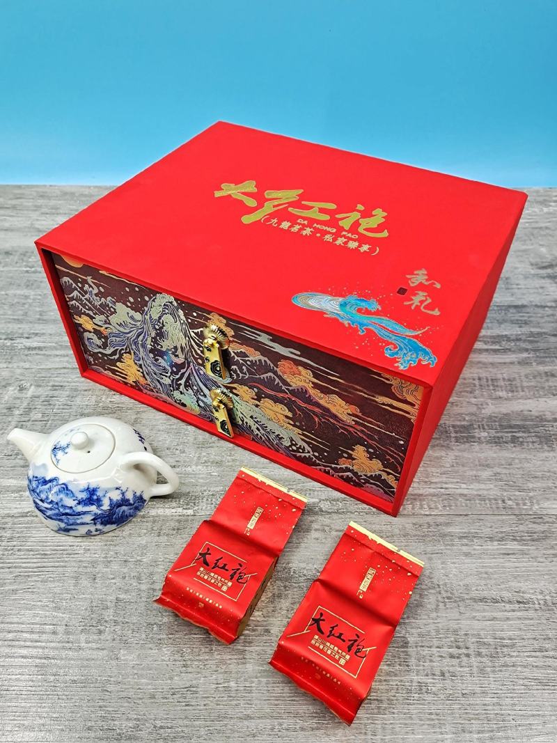 【大红袍5折促销】正宗武夷山岩茶花香大红袍肉桂礼盒装