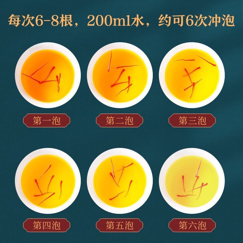 藏红花的功效正品特级西藏西红花养生茶男野生