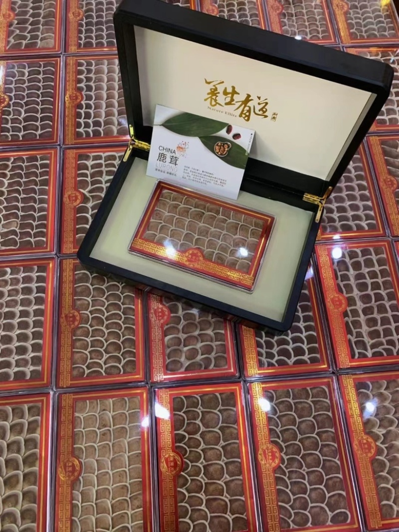 鹿茸片礼盒特惠款特别大气礼盒装带手拎袋