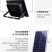 太阳能照明灯户外室内投光灯太阳灯家用庭院LED大功率路灯