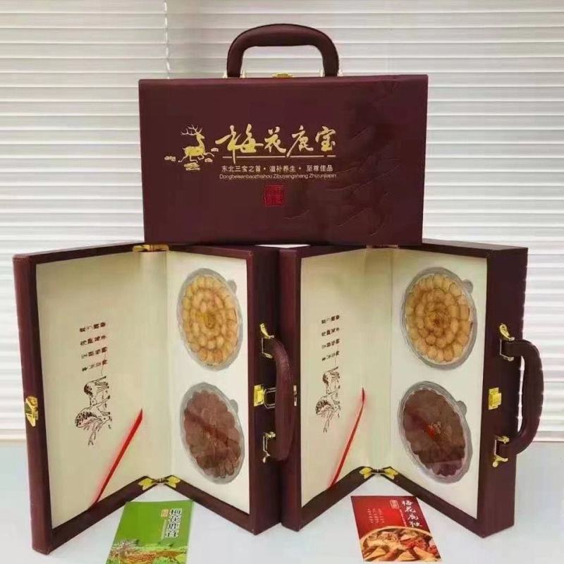 鹿茸片鹿鞭片礼盒煲汤泡酒送礼送领导送客户鹿茸片鹿鞭片