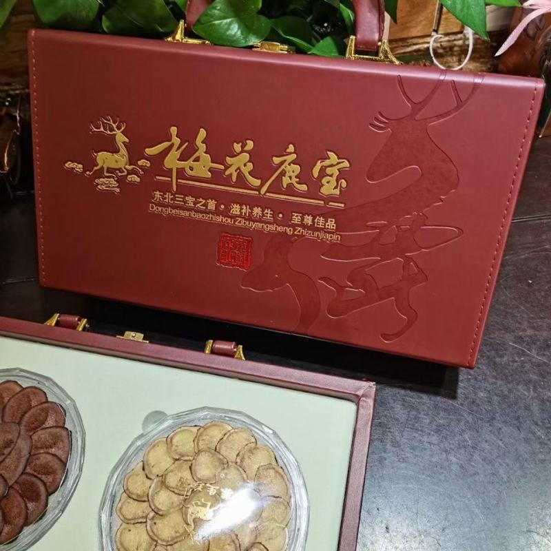 鹿茸片鹿鞭片礼盒煲汤泡酒送礼送领导送客户鹿茸片鹿鞭片