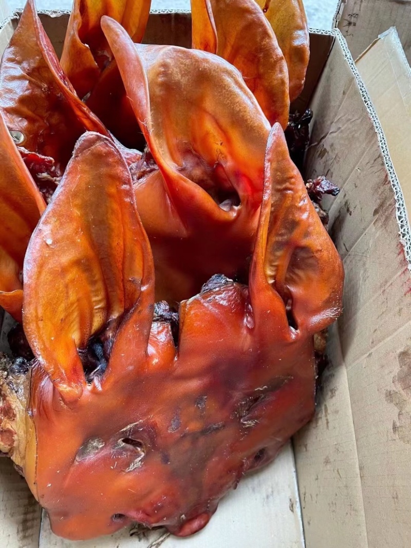 烟熏猪头肉