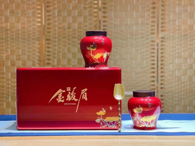 金骏眉新茶红茶黄芽蜜香金俊眉茶叶500克高档礼盒装