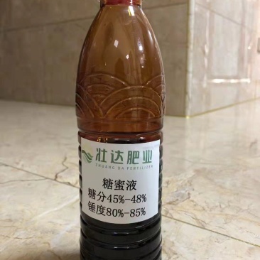 广西甘庶糖蜜液糖分45%-48%；锤度80%-85%