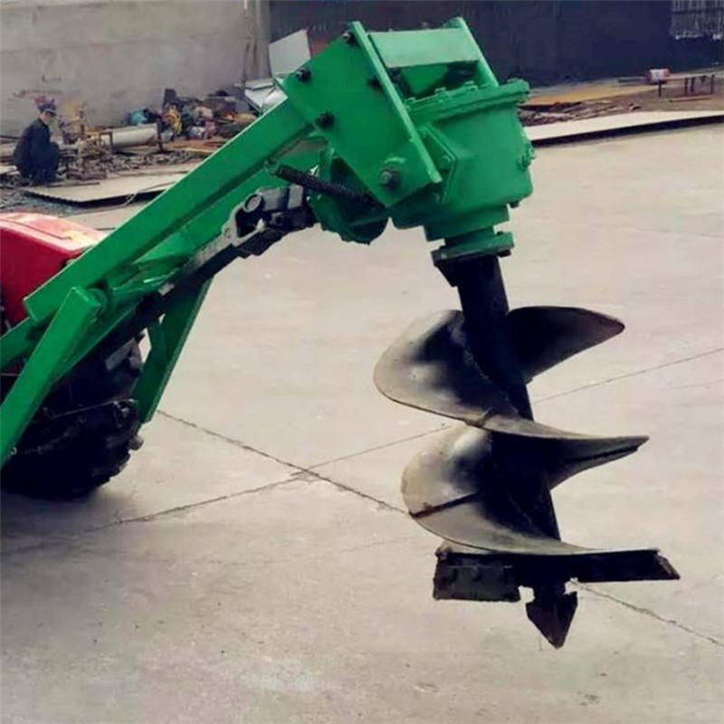 大型车载式植树挖坑机多功能大直径打窝机四轮带动挖坑机
