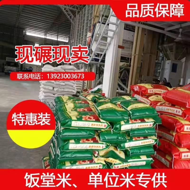 籼米油粘米50斤单位学校单位饭堂米批发25kg厂家直批