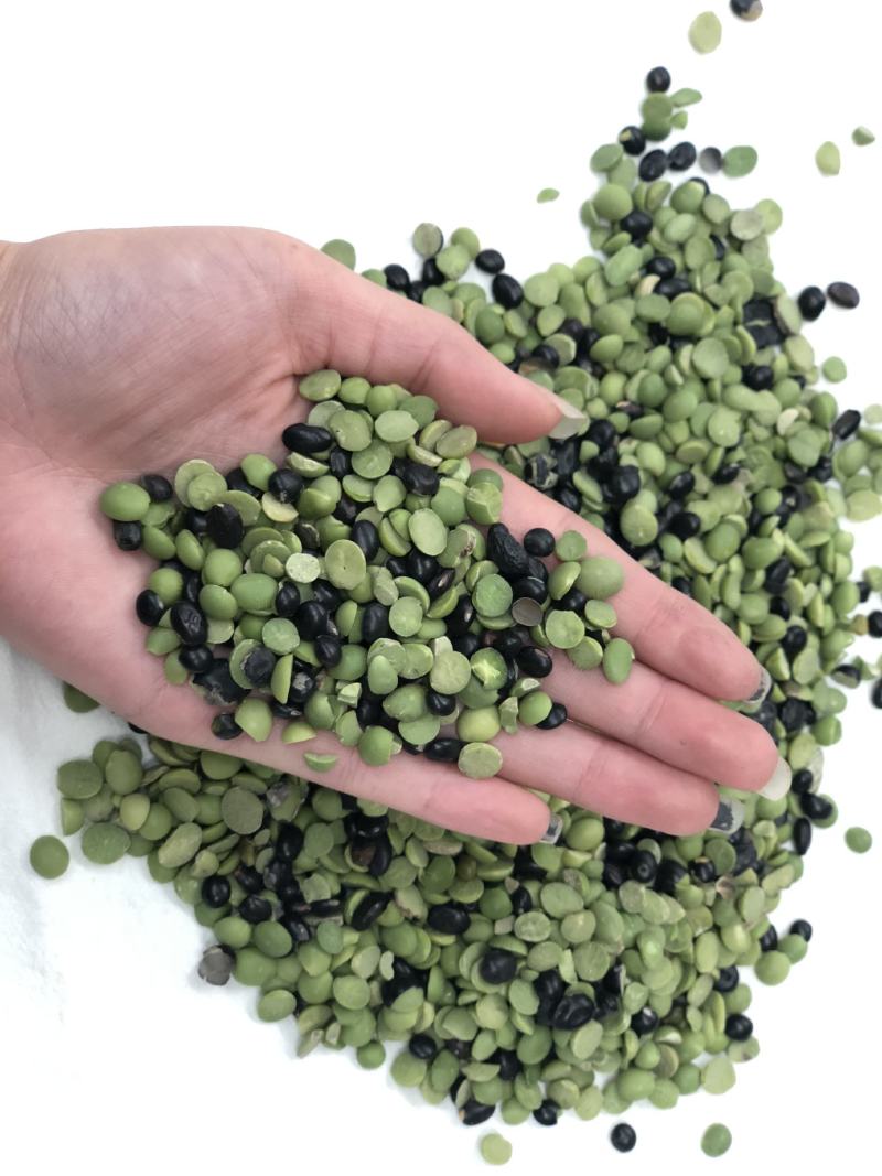 批发绿芯黑豆瓣农家新货绿心黑豆半粒碎打豆浆五谷杂粮袋装