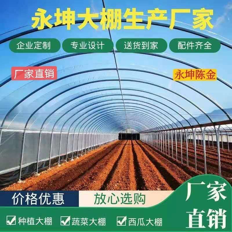 天津厂家直发种植大棚，冷棚，蔬菜大棚骨架，暖棚，菌棚