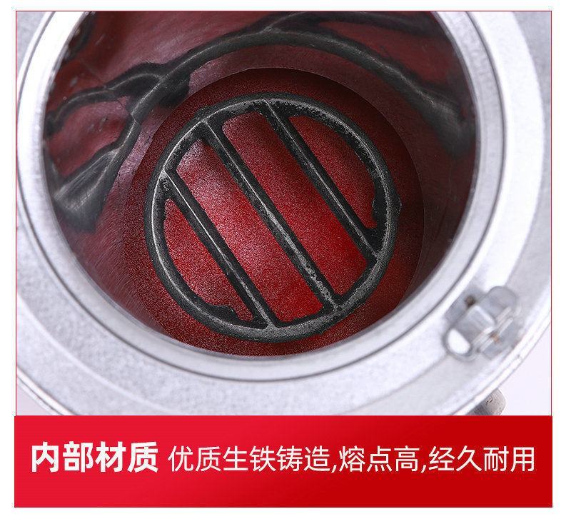 烧煤炭烤火炉取暖炉蜂窝煤炉子灶藕煤球家用农村冬天室内便携