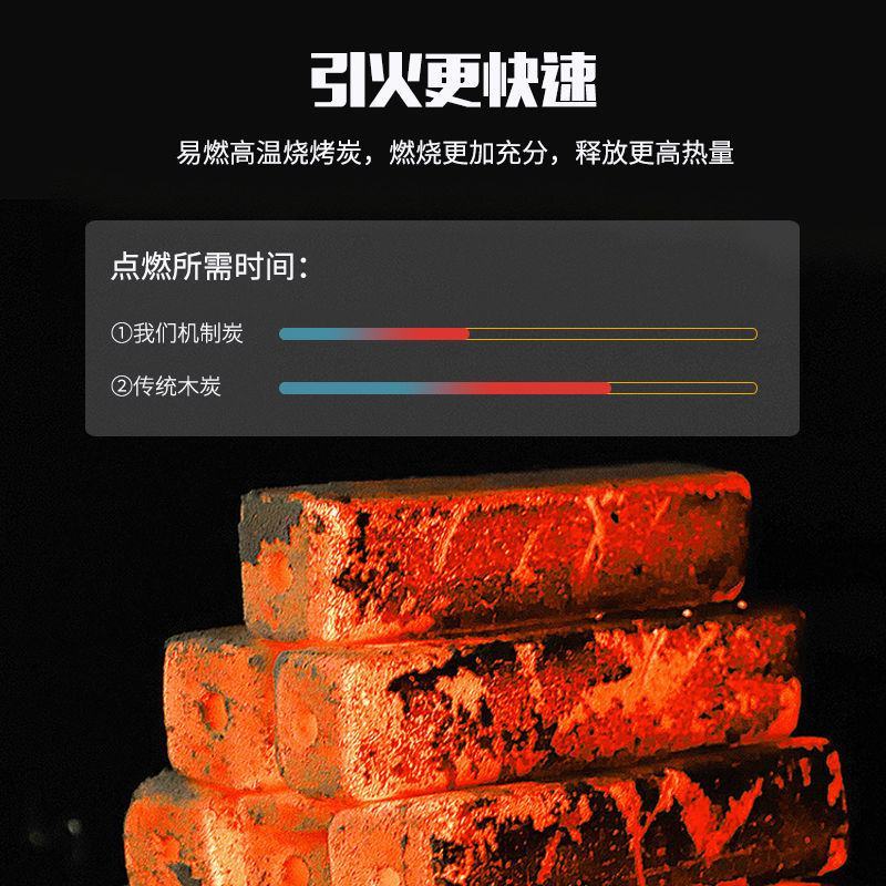 烧烤炭耐烧取暖炭烧烤木炭环保无烟专用木炭批发机制烧烤碳