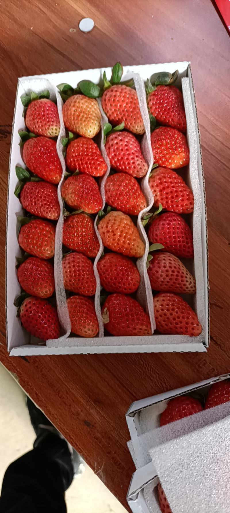 奶油草莓品种多各种包装礼盒对接各大商超