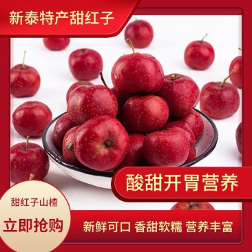 山东泰安新泰甜红子山楂产地供货，量大质优，需要的咨询