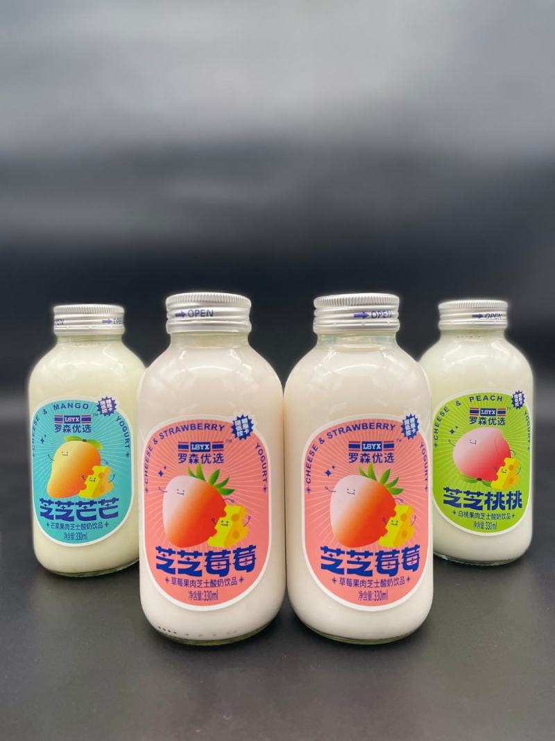 罗森优选果肉芝士酸奶高端进口酸奶达利园益生菌