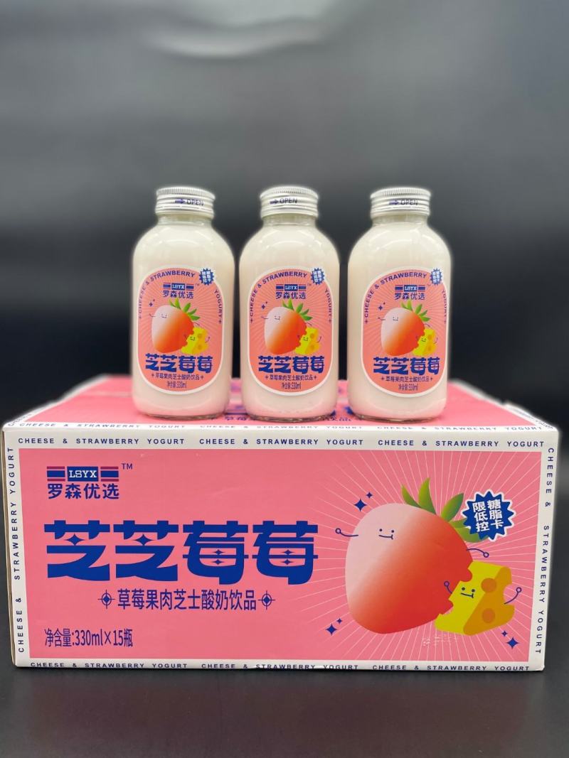 罗森优选果肉芝士酸奶高端进口酸奶达利园益生菌