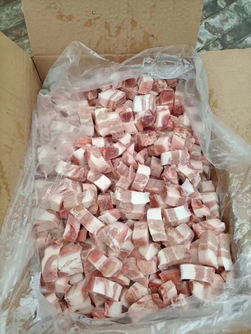 原切五花肉块，原切五花肉片，带皮五花肉块，食堂快餐专用