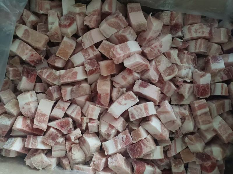 原切五花肉块，原切五花肉片，带皮五花肉块，食堂快餐专用