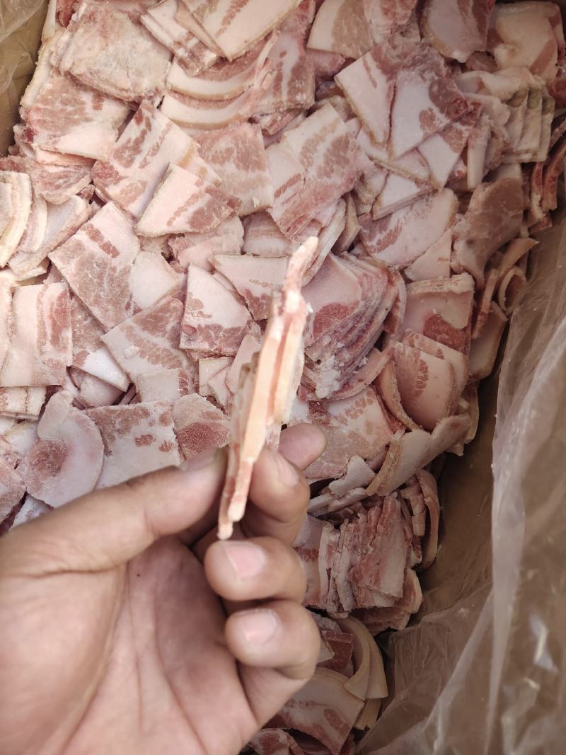 原切五花肉块，原切五花肉片，带皮五花肉块，食堂快餐专用