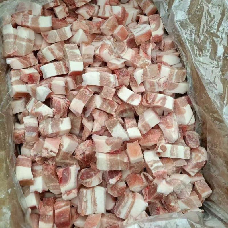 原切五花肉块，原切五花肉片，带皮五花肉块，食堂快餐专用
