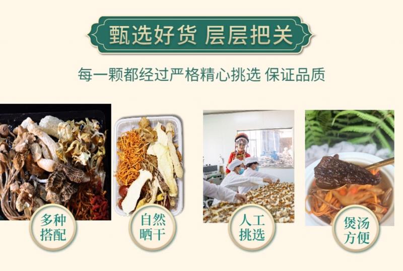 云南山珍美味菌菇包七彩菌汤包厂家直供批发招代理