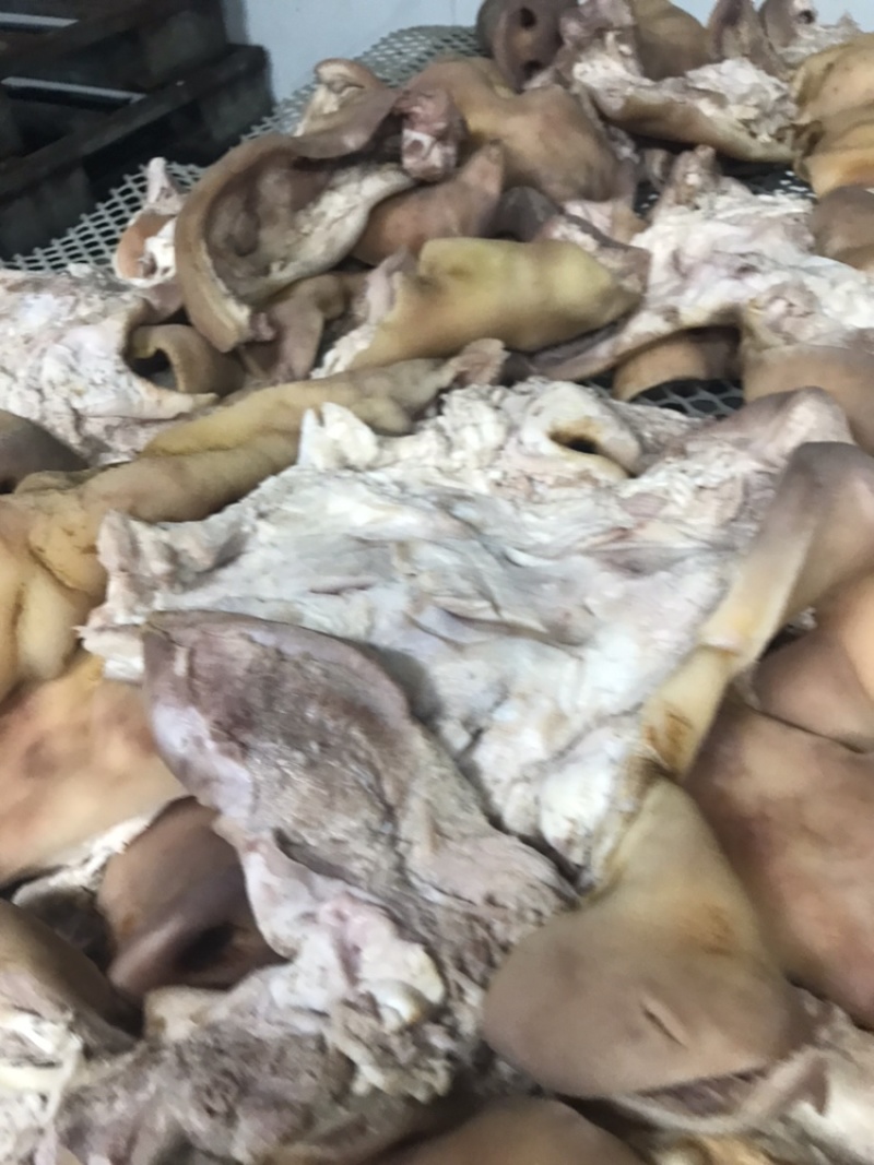 国产新鲜加工卤全猪头皮快餐连锁外卖凉拌菜