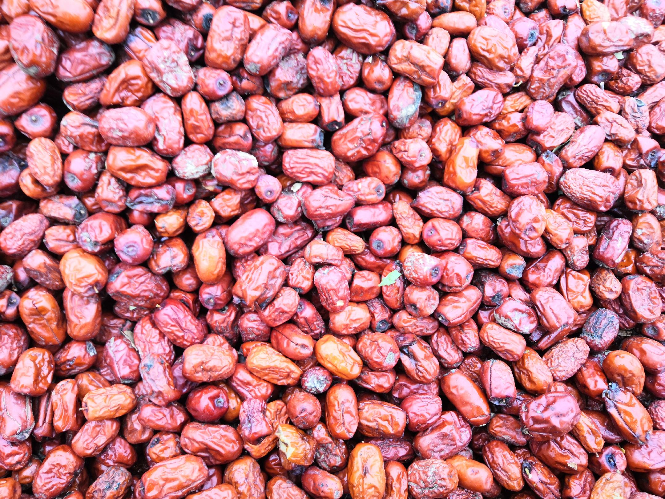 蜜枣干成品对比图