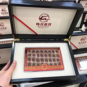 鹿茸片礼盒装长白山鹿茸血片干非整根鹿茸非山参梅花鹿