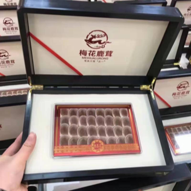 鹿茸片礼盒装长白山鹿茸血片干非整根鹿茸非山参梅花鹿