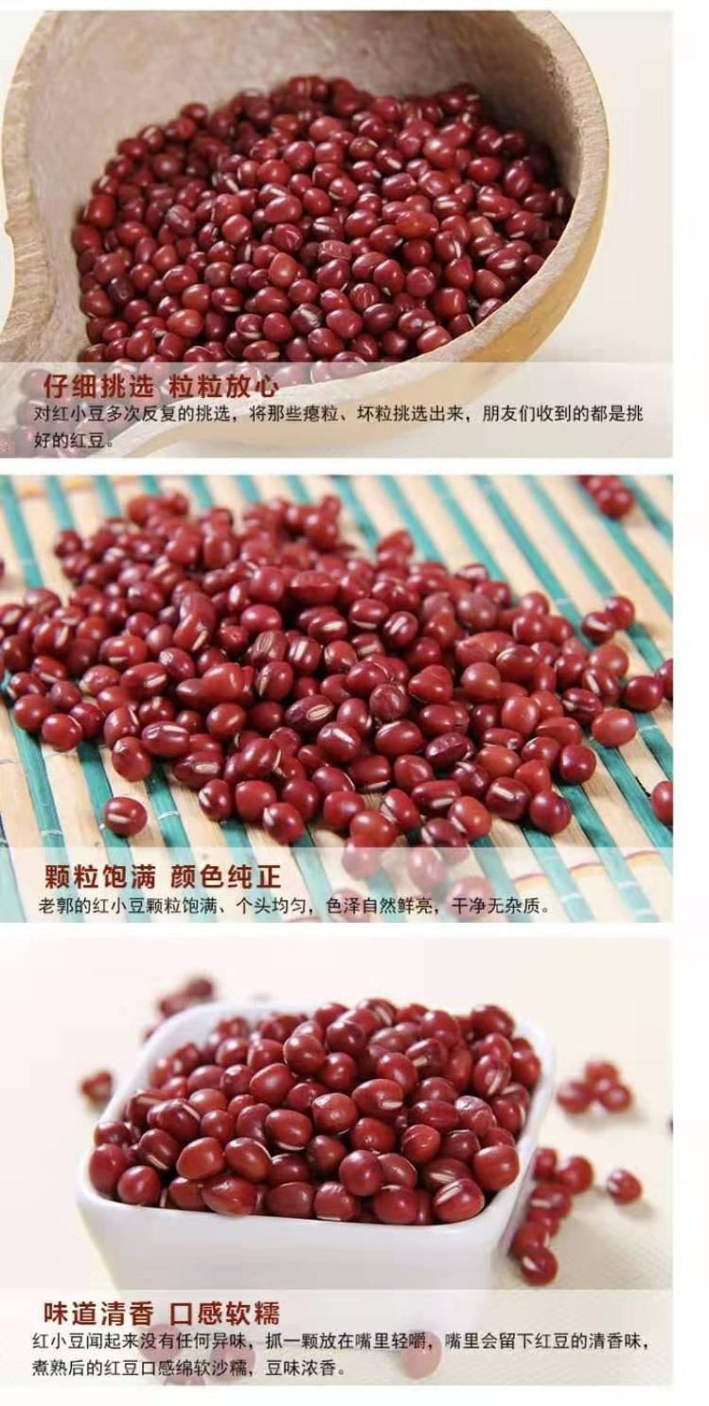 新货精品农家自产红豆出沙好红小豆新豆易煮烂五谷杂粮包邮