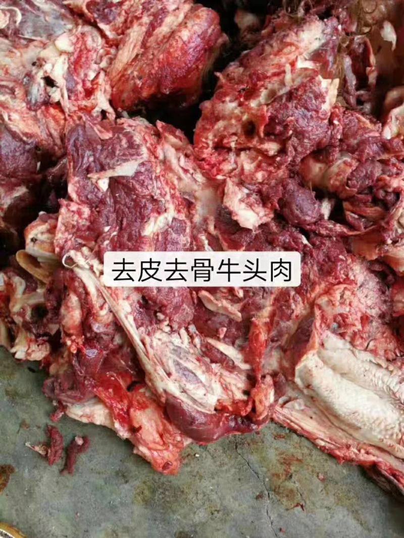 山东省阳信生牛头肉去皮去骨可煮酱，多少会有小骨头