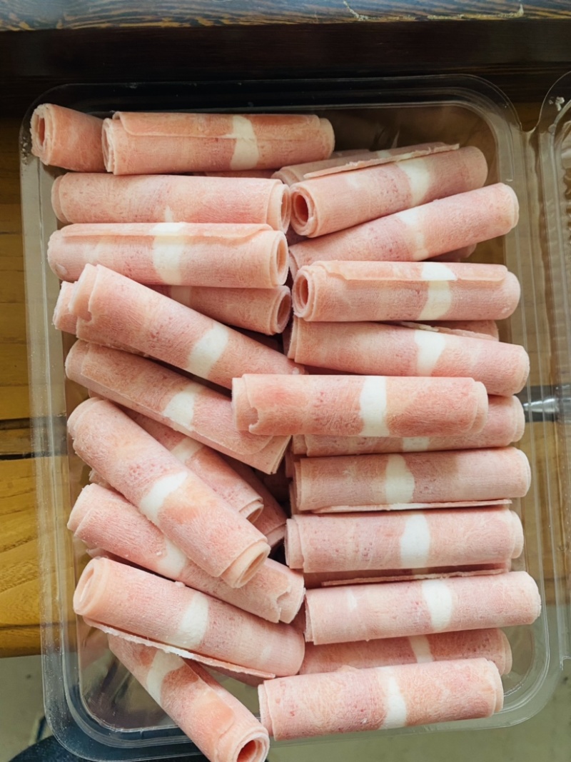 鸭肉片；一斤装，酒店、超市、集市、自助餐等方便省时省力