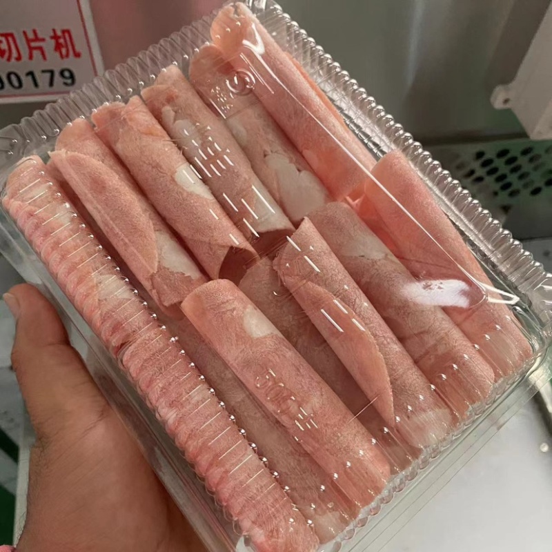 鸭肉片；一斤装，酒店、超市、集市、自助餐等方便省时省力
