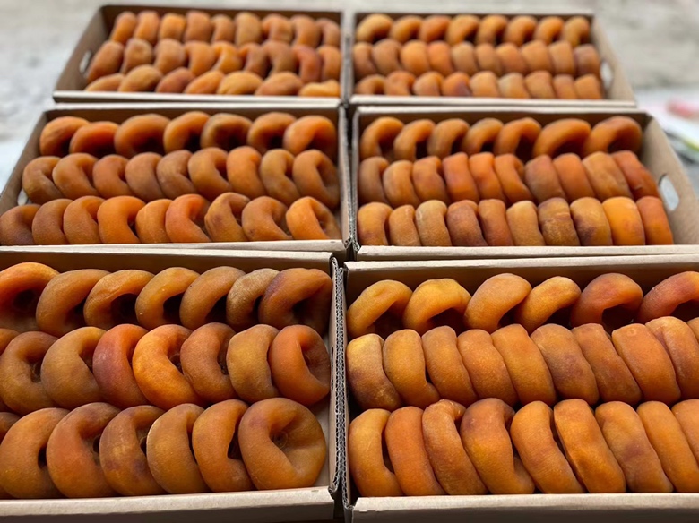 柿子烘焙成品图