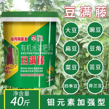 豆满藤钼元素加强型桶装水溶肥冲施肥豆类专用肥增花多荚嫩直