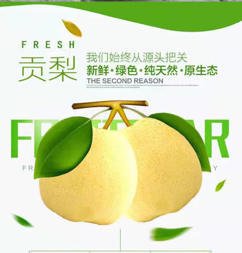 **贡梨【一件代发包邮】非砀山梨纯甜对接平台直播