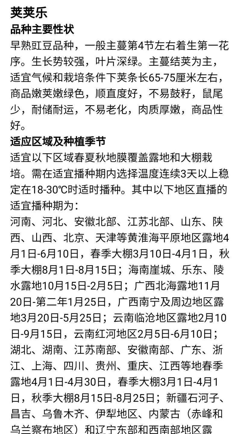 【5斤装】大包装荚荚乐豇豆种子早熟嫩绿耐低温抗病高产