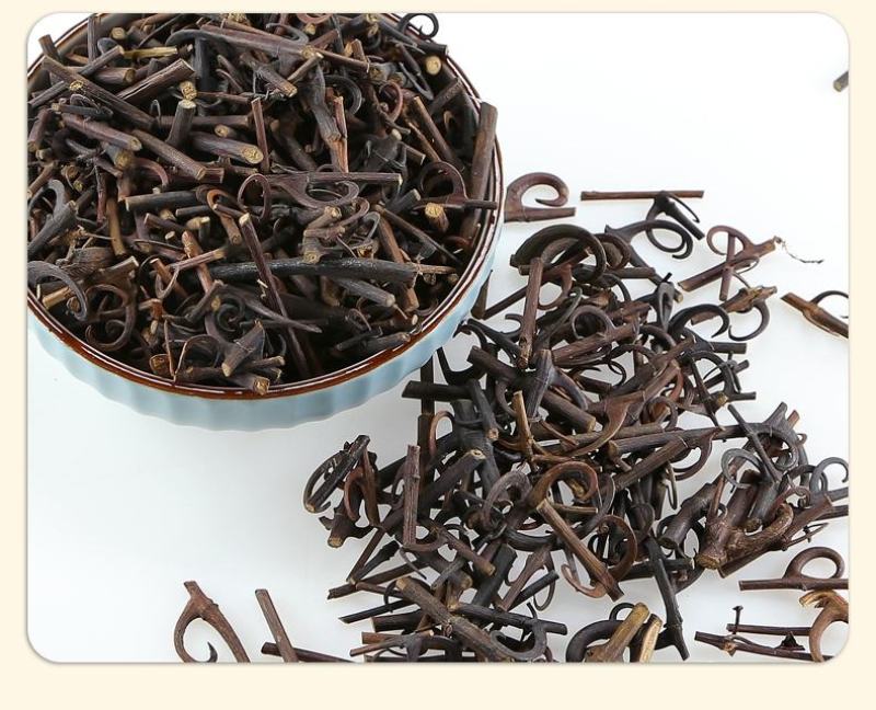 正品钩藤茶新货中药材野生钩藤片粉双钩丁根泡脚