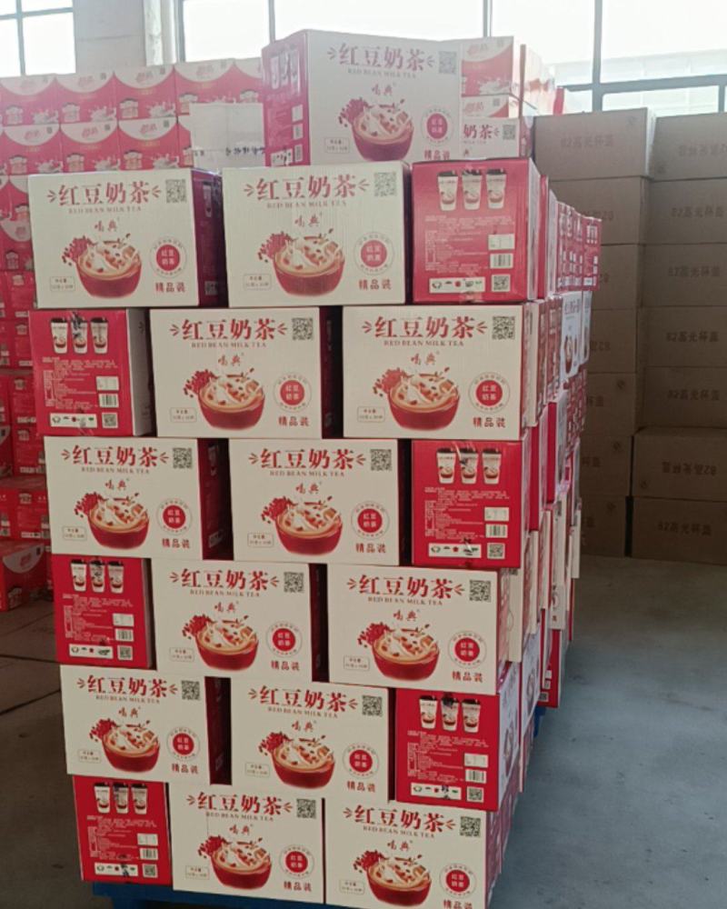 网红奶茶6杯15杯30杯杯装红豆奶茶早餐代餐速溶零食年货