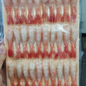 北极甜虾去头甜虾料理刺身甜虾去壳甜虾深海野生北极甜虾