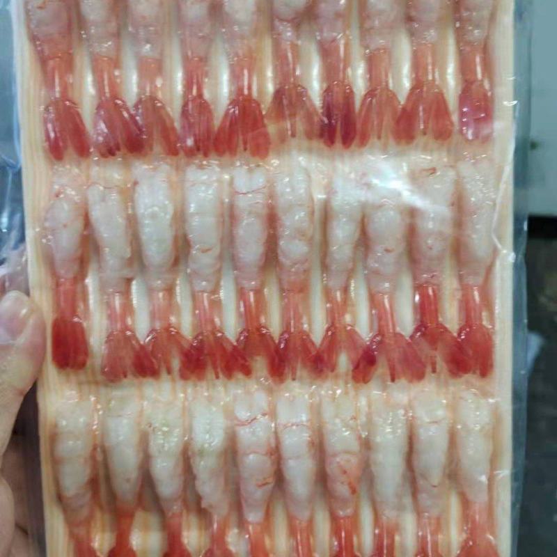 北极甜虾去头甜虾料理刺身甜虾去壳甜虾深海野生北极甜虾