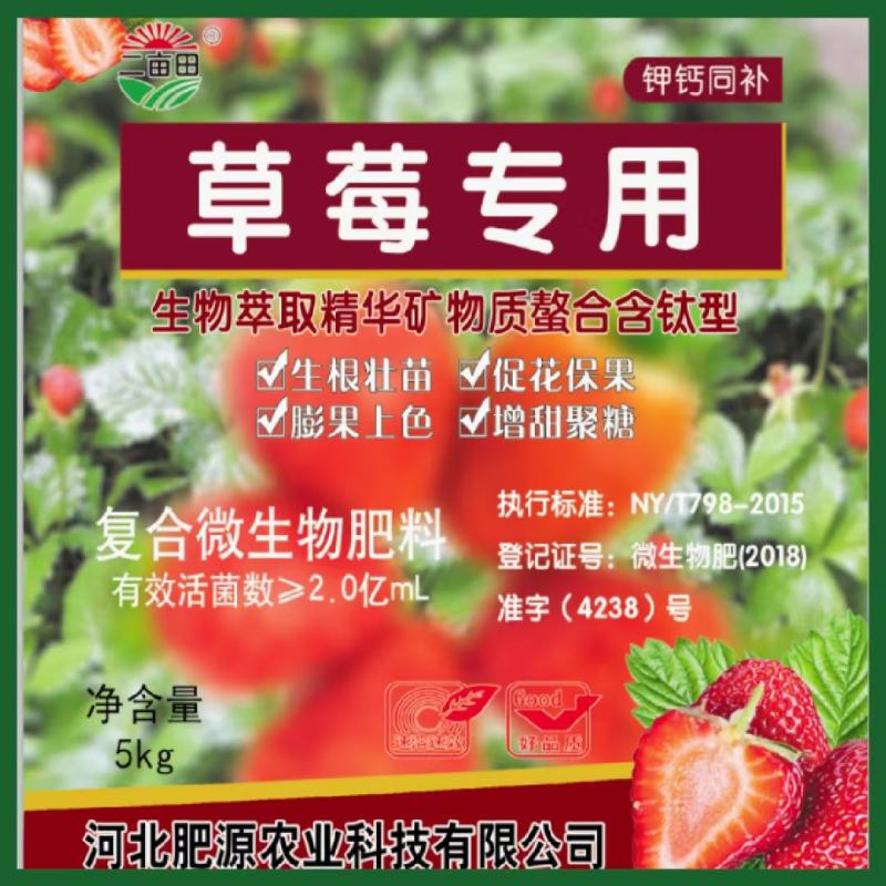 草莓专用水溶肥生根壮苗促花保果膨果上色增甜聚糖
