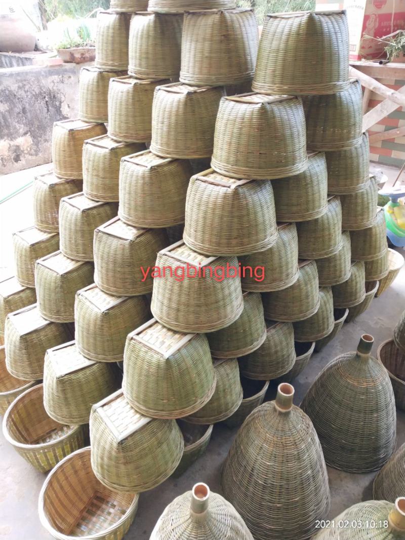 竹编竹制品银箩竹筐竹篮水果零食篮厨房沥水篮包子馒头竹篮子