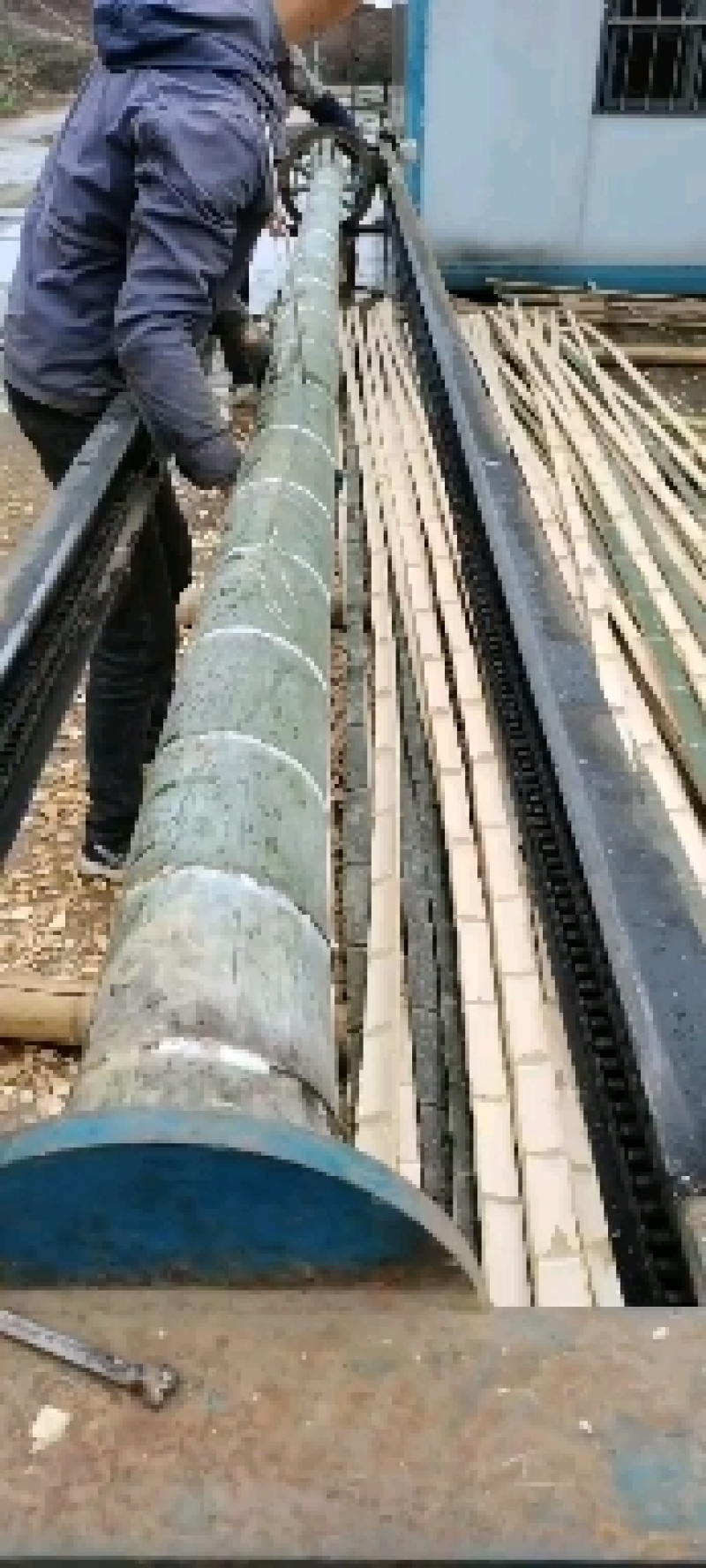 河南濮阳范县竹竿批发市场