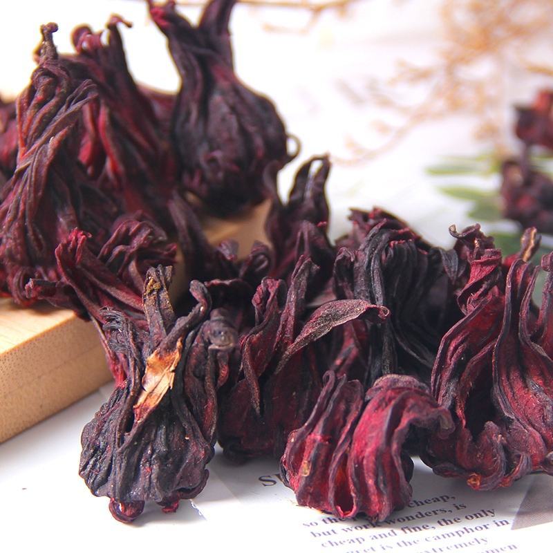 云南洛神花茶玫瑰茄干果新鲜果脯落神花干