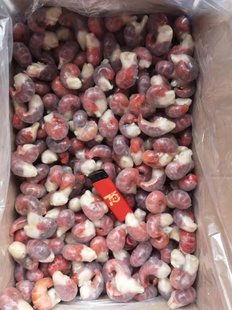 薄冰款单冻龙虾尾，精品新鲜虾尾9.6斤装