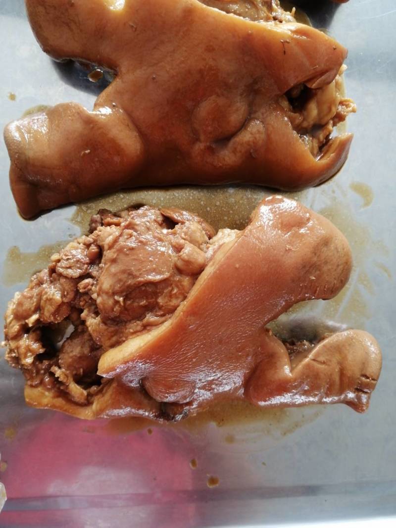 全熟猪头肉纯干货无水分散装每天现煮！剔骨、淸煮、不剔骨